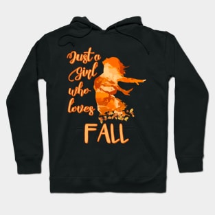 Just a Girl who Loves Fall Hoodie